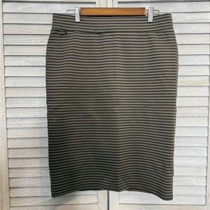 Toad&Co Women’s Striped Transito Skirt Size L